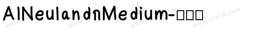 AINeuland Medium字体转换